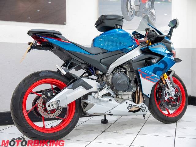 2026 Aprilia RS660 Maxton suspension front and rear Photo #8