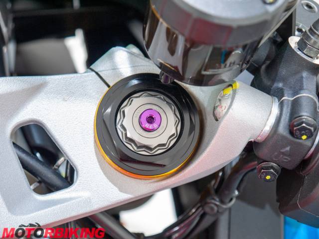 2026 Aprilia RS660 Maxton suspension front and rear Photo #21
