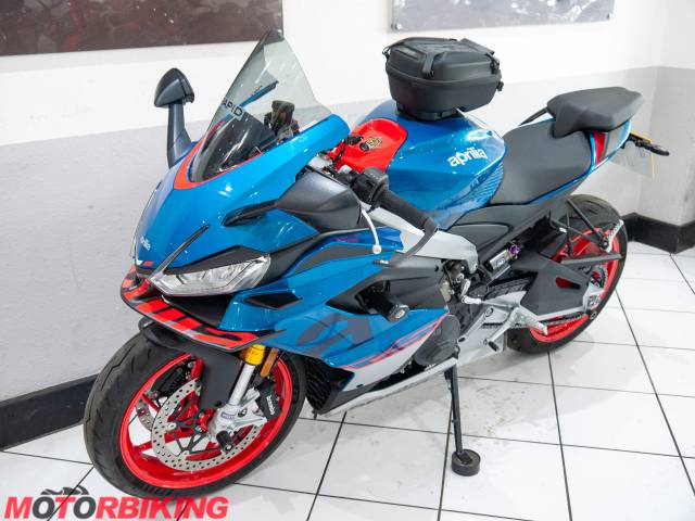 2026 Aprilia RS660 Maxton suspension front and rear Photo #23