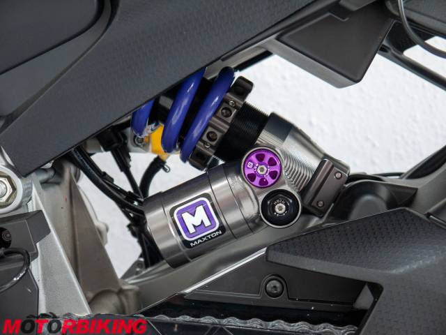 2026 Aprilia RS660 Maxton suspension front and rear Photo #24