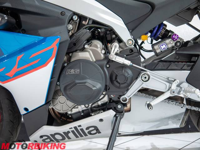 2026 Aprilia RS660 Maxton suspension front and rear Photo #27